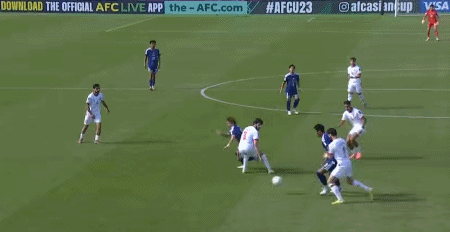 半场：日本U23 0-1约旦U23，阿赛扎破门